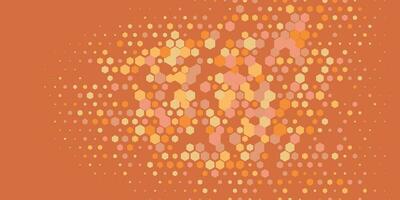 Geometric Multi size Hexagon with multi Color Background vector