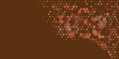 Geometric Multi size Hexagon with multi Color Background vector