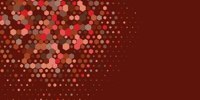 Geometric Multi size Hexagon with multi Color Background vector