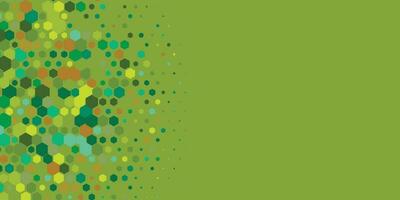 Geometric Multi size Hexagon with multi Color Background vector