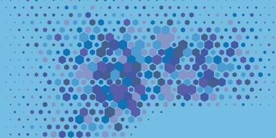 Geometric Multi size Hexagon with multi Color Background vector
