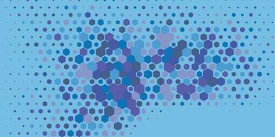 Geometric Multi size Hexagon with multi Color Background vector