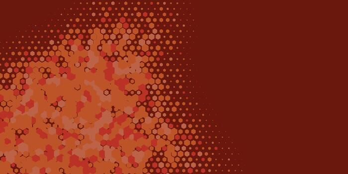 Geometric abstract Hexagon multi Color Background vector