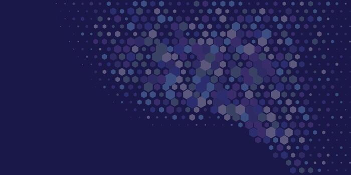 geométrico multi Talla hexágono con multi color antecedentes vector