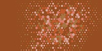 Geometric Multi size Hexagon with multi Color Background vector