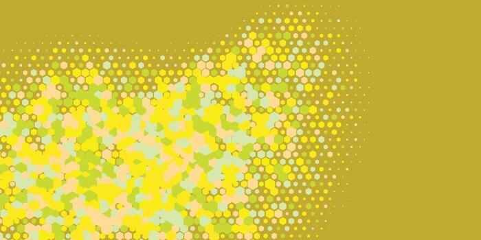 Geometric abstract Hexagon multi Color Background vector