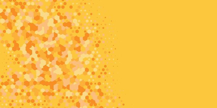 Geometric abstract Hexagon multi Color Background vector