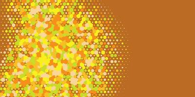 Geometric abstract Hexagon multi Color Background vector