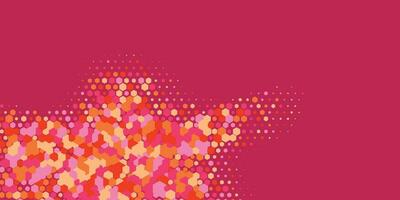 Geometric abstract Hexagon multi Color Background vector