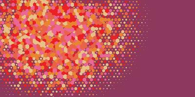 Geometric abstract Hexagon multi Color Background vector