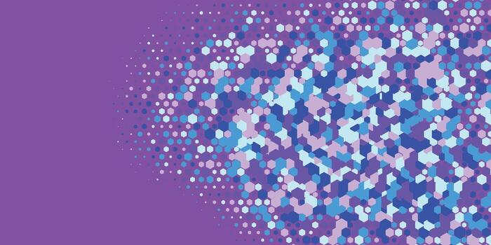 geométrico resumen hexágono multi color antecedentes vector