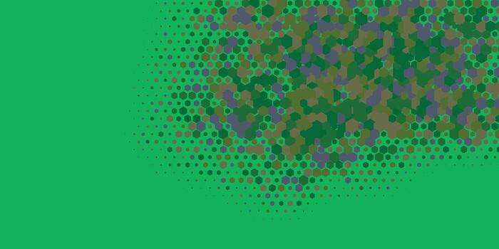 Geometric abstract Hexagon multi Color Background vector