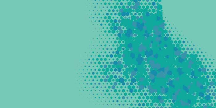 Geometric abstract Hexagon multi Color Background vector