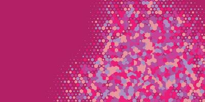 Geometric abstract Hexagon multi Color Background vector