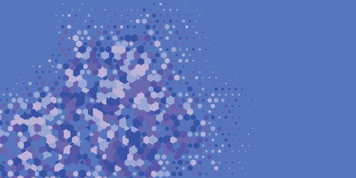 geométrico resumen hexágono multi color antecedentes vector