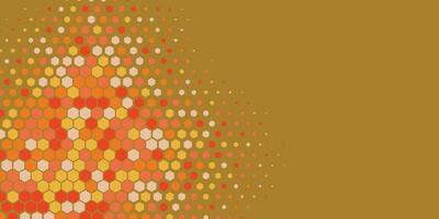 Geometric abstract Hexagon multi Color Background vector