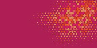 Geometric abstract Hexagon multi Color Background vector