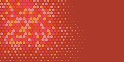 Geometric abstract Hexagon multi Color Background vector