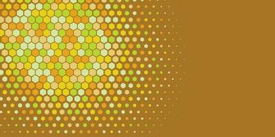 Geometric abstract Hexagon multi Color Background vector