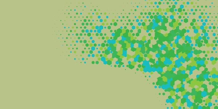 Geometric abstract Hexagon multi Color Background vector