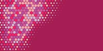 Geometric abstract Hexagon multi Color Background vector