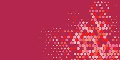 Geometric Multi size Hexagon with multi Color Background vector