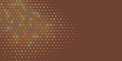 Geometric Multi size Hexagon with multi Color Background vector