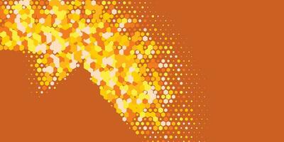 Geometric abstract Hexagon multi Color Background vector