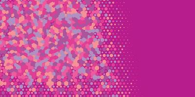 Geometric abstract Hexagon multi Color Background vector