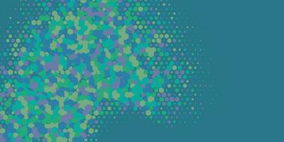 Geometric abstract Hexagon multi Color Background vector