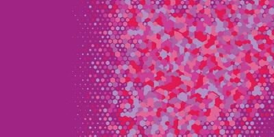 Geometric abstract Hexagon multi Color Background vector