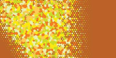 Geometric abstract Hexagon multi Color Background vector