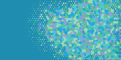 Geometric abstract Hexagon multi Color Background vector