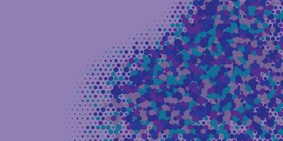 Geometric abstract Hexagon multi Color Background vector