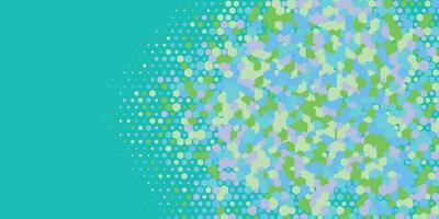 Geometric abstract Hexagon multi Color Background vector