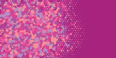 Geometric abstract Hexagon multi Color Background vector