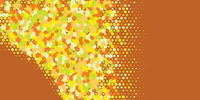 Geometric abstract Hexagon multi Color Background vector