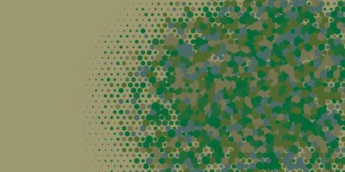 Geometric abstract Hexagon multi Color Background vector