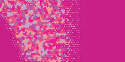 Geometric abstract Hexagon multi Color Background vector