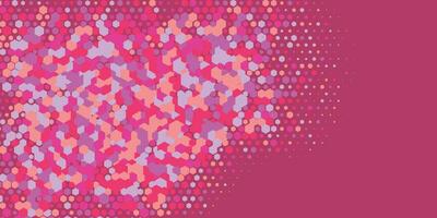 Geometric abstract Hexagon multi Color Background vector