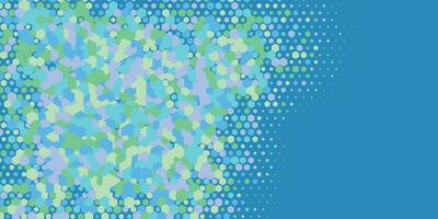 Geometric abstract Hexagon multi Color Background vector