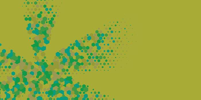 Geometric abstract Hexagon multi Color Background vector