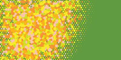 Geometric abstract Hexagon multi Color Background vector