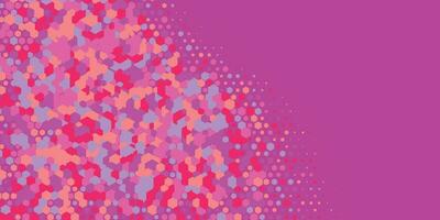 Geometric abstract Hexagon multi Color Background vector