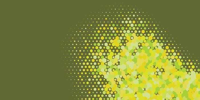 Geometric abstract Hexagon multi Color Background vector