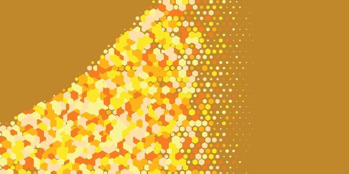 Geometric abstract Hexagon multi Color Background vector