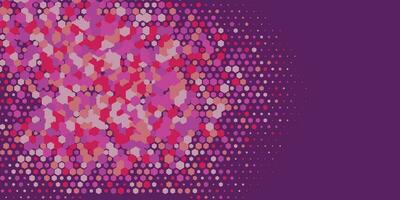 Geometric abstract Hexagon multi Color Background vector