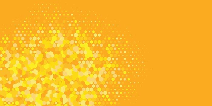 Geometric abstract Hexagon multi Color Background vector