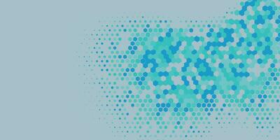 Geometric abstract Hexagon multi Color Background vector