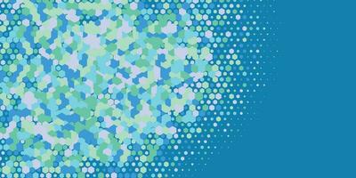 Geometric abstract Hexagon multi Color Background vector